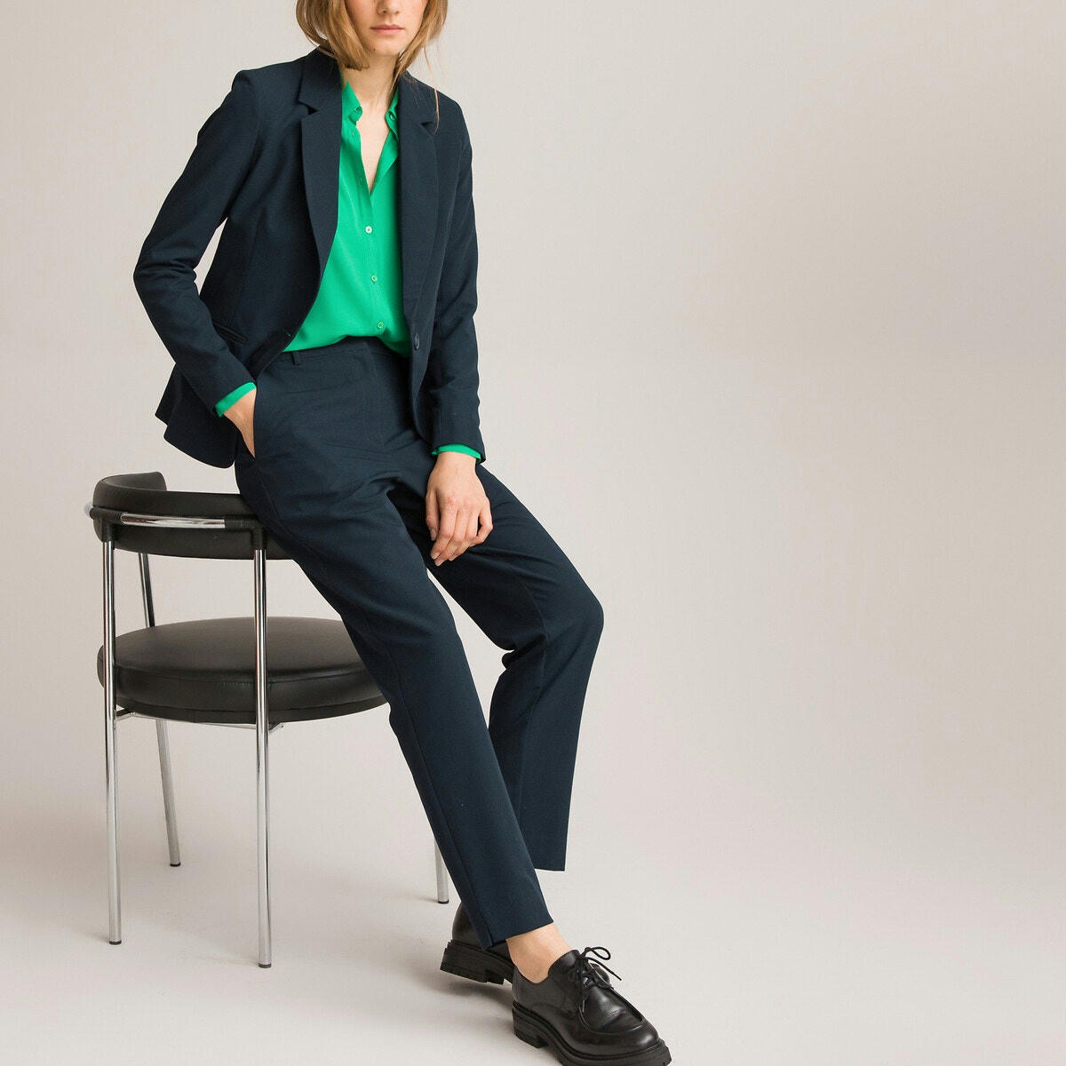 Pantalon cigarette, longueur 7/8ème