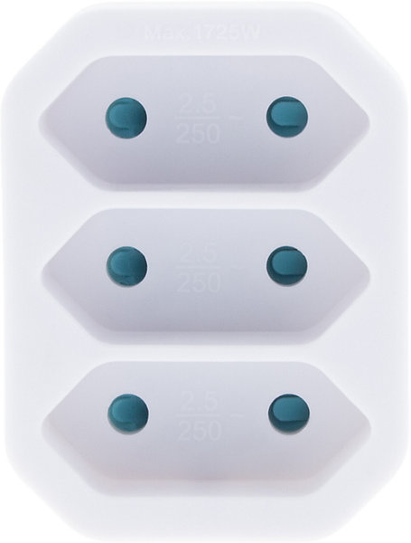 Adaptateur de prise type C - triple - Zenitech