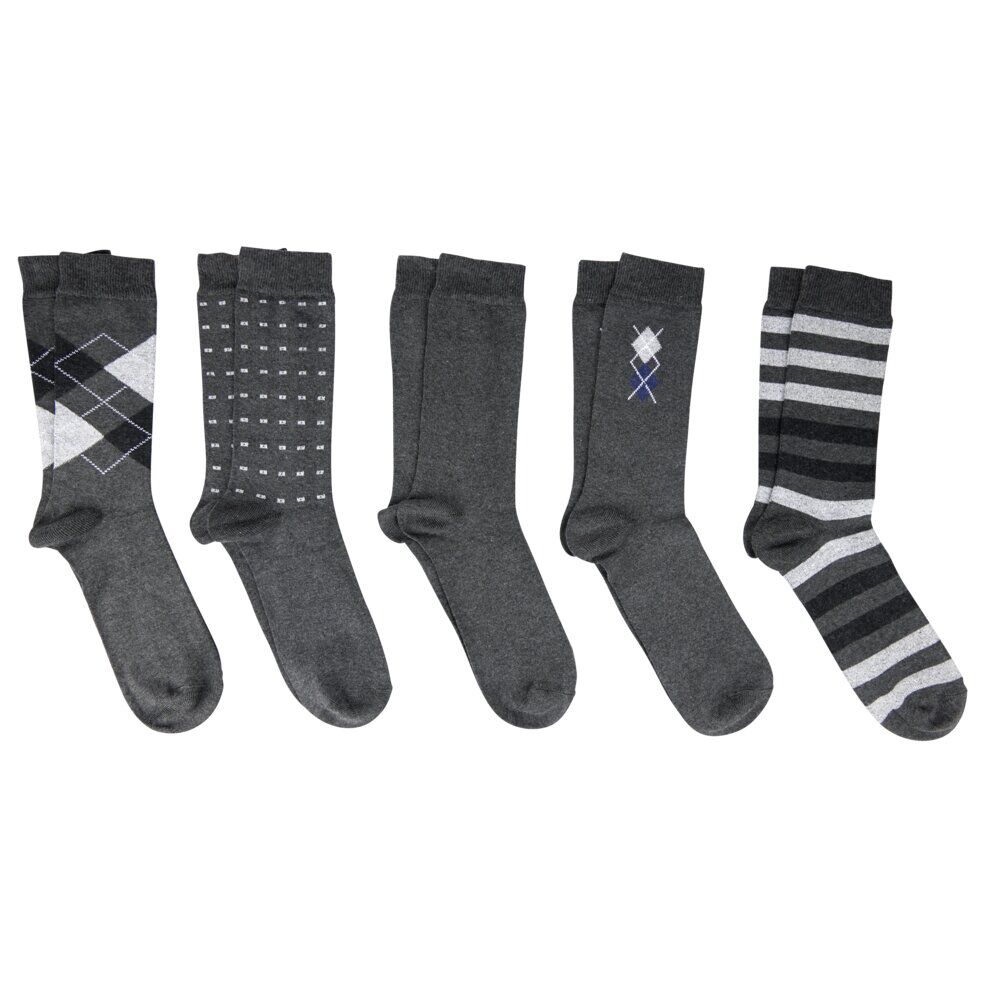 Chaussettes homme x10 tige haute 41/45 (2 modèles)