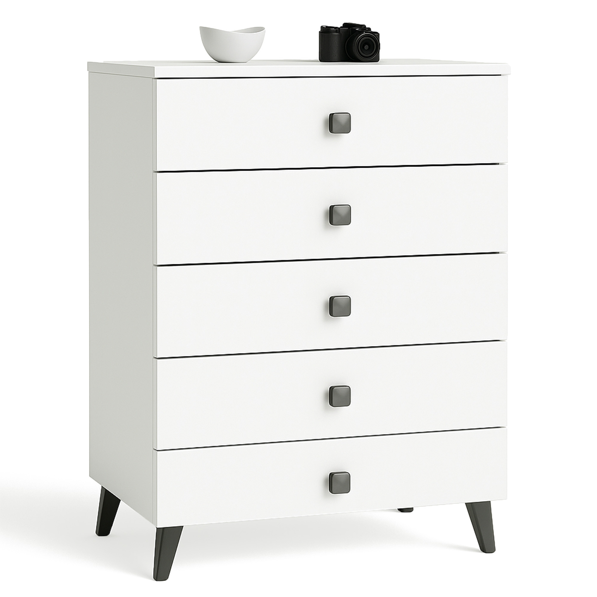 Komoda MOBI AKORD Biała 37x60x89 cm