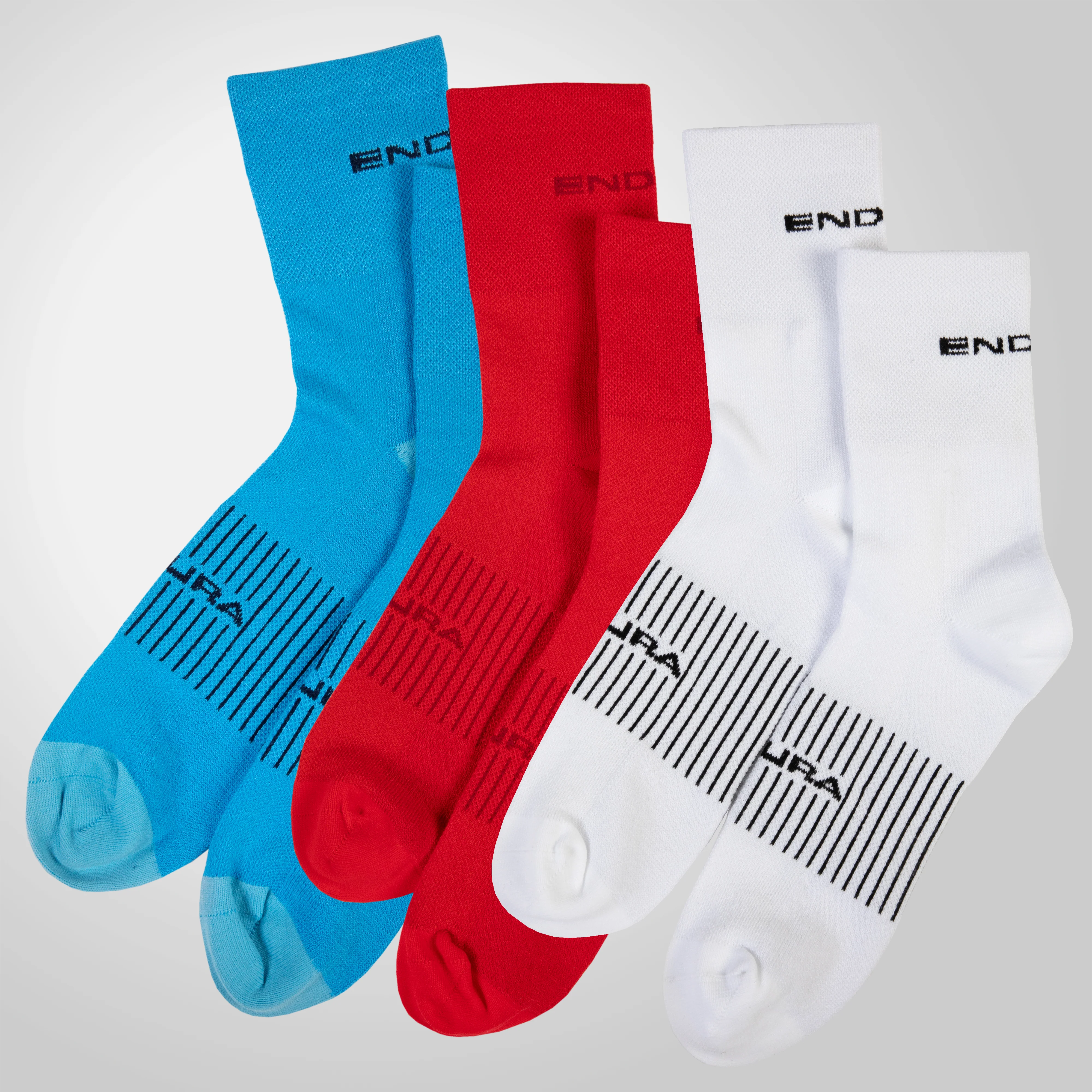 Coolmax® Race 3-Pack Socks - White