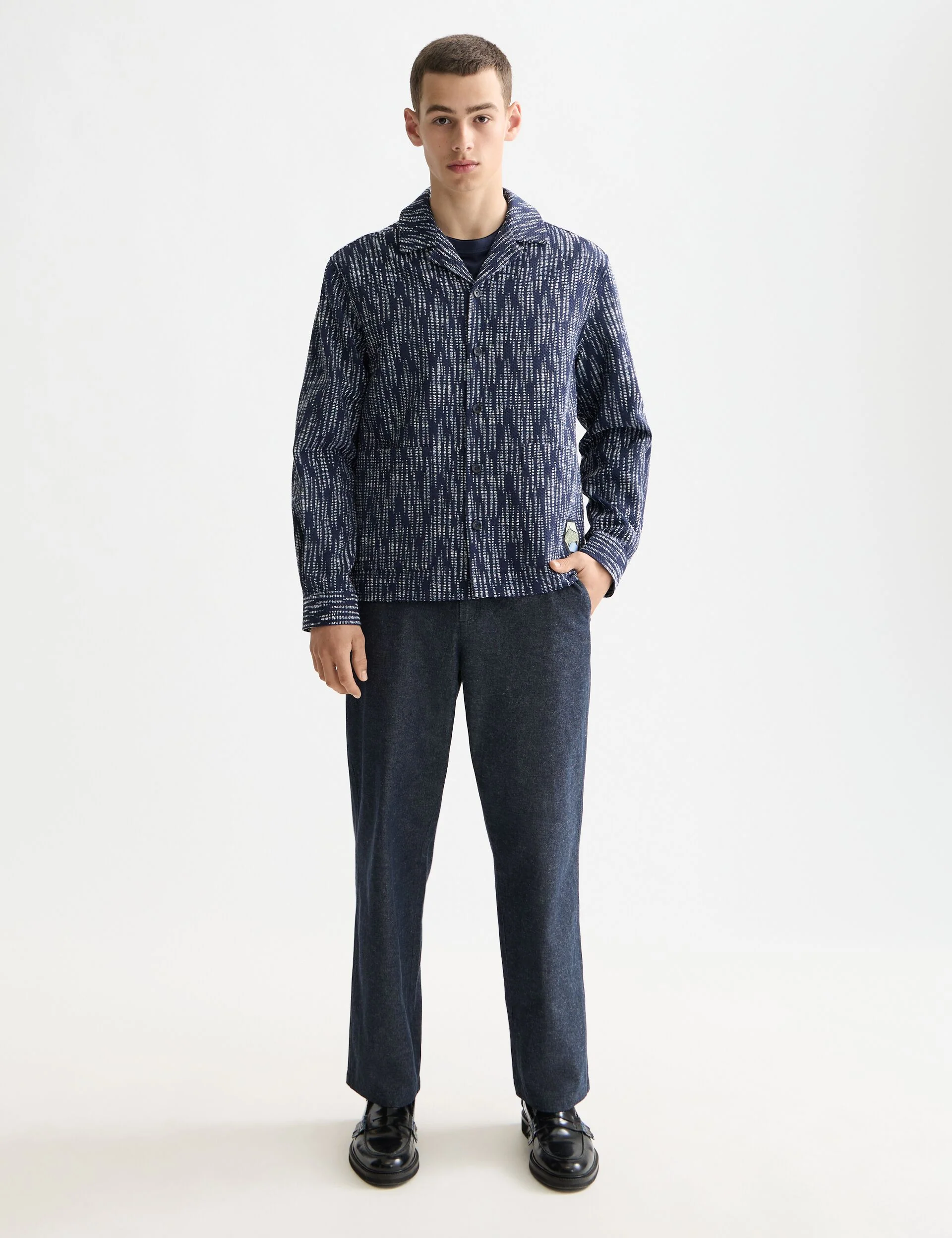 Jacquard overshirt