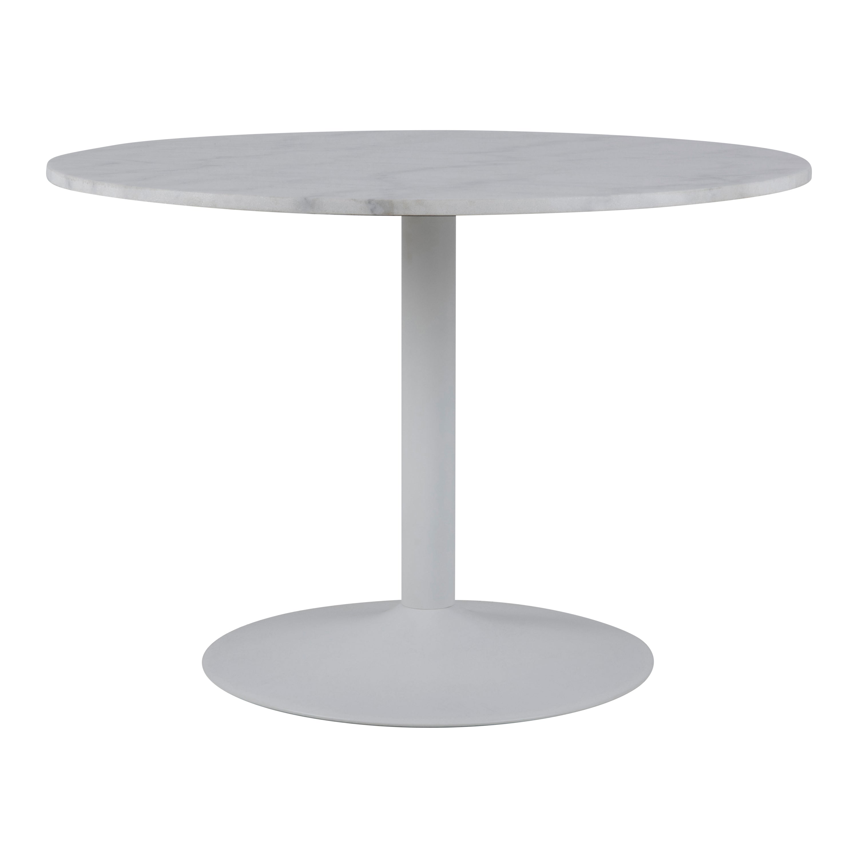 by fonQ Marble Eettafel Marmer - Ø 110 cm - Wit
