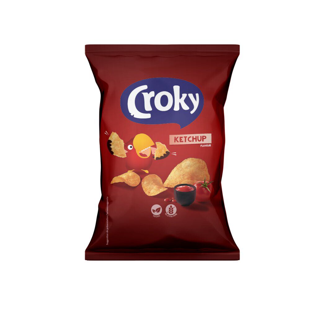 Chips ketchup Croky 150gr