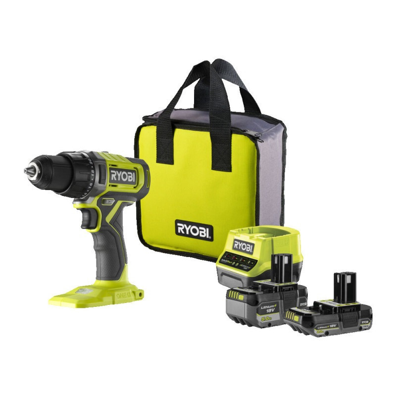 Perceuse visseuse sur batterie One  RDD18 2 x 2 Ah 18 V RYOBI