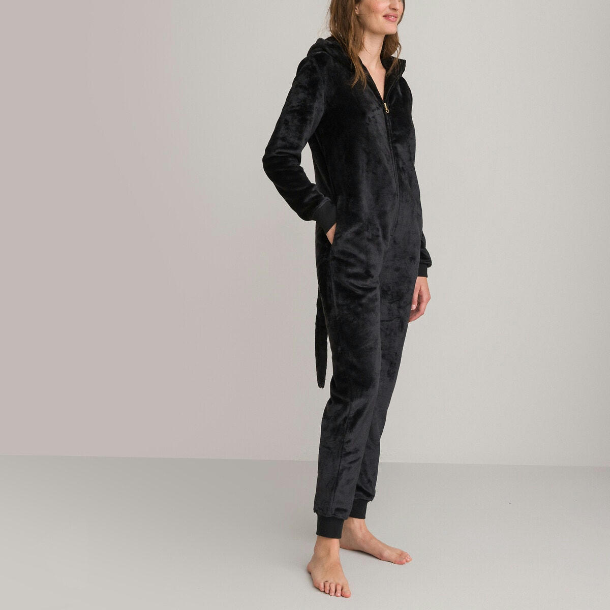 Combinaison-pantalon Catwoman en maille polaire