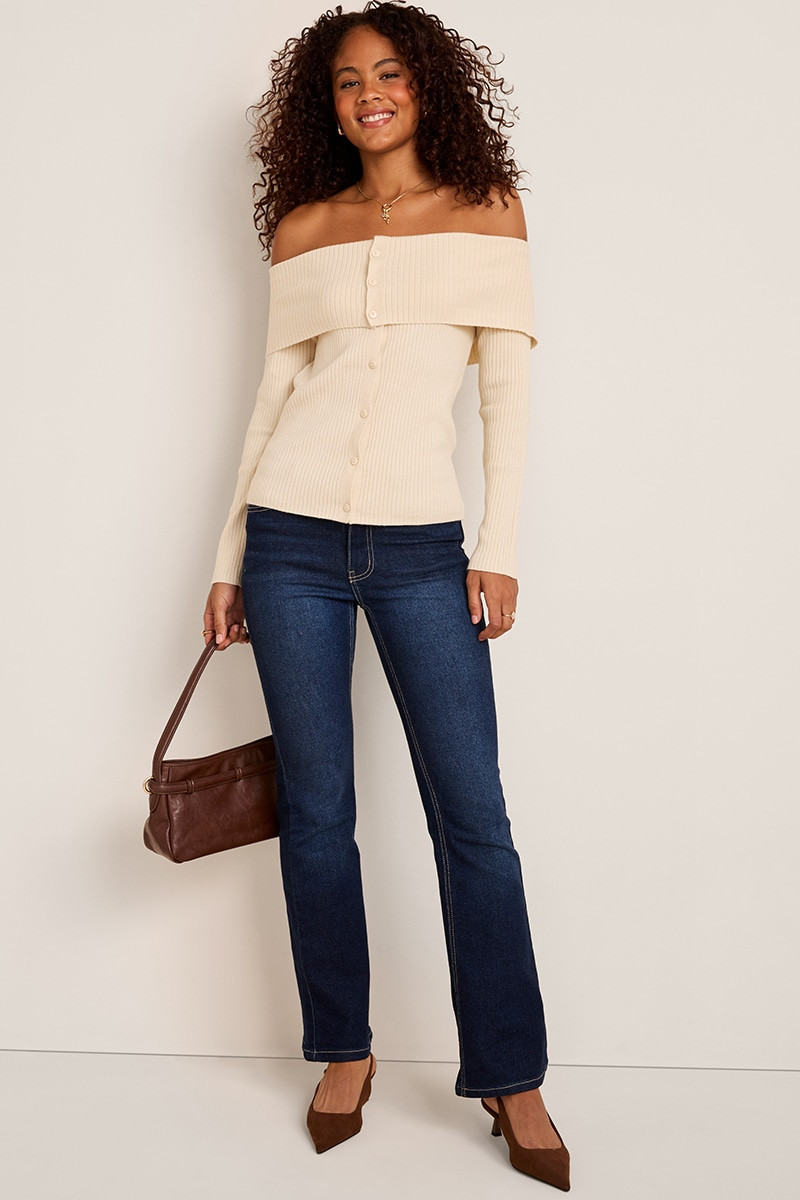 Becky Off the Shoulder Sweater