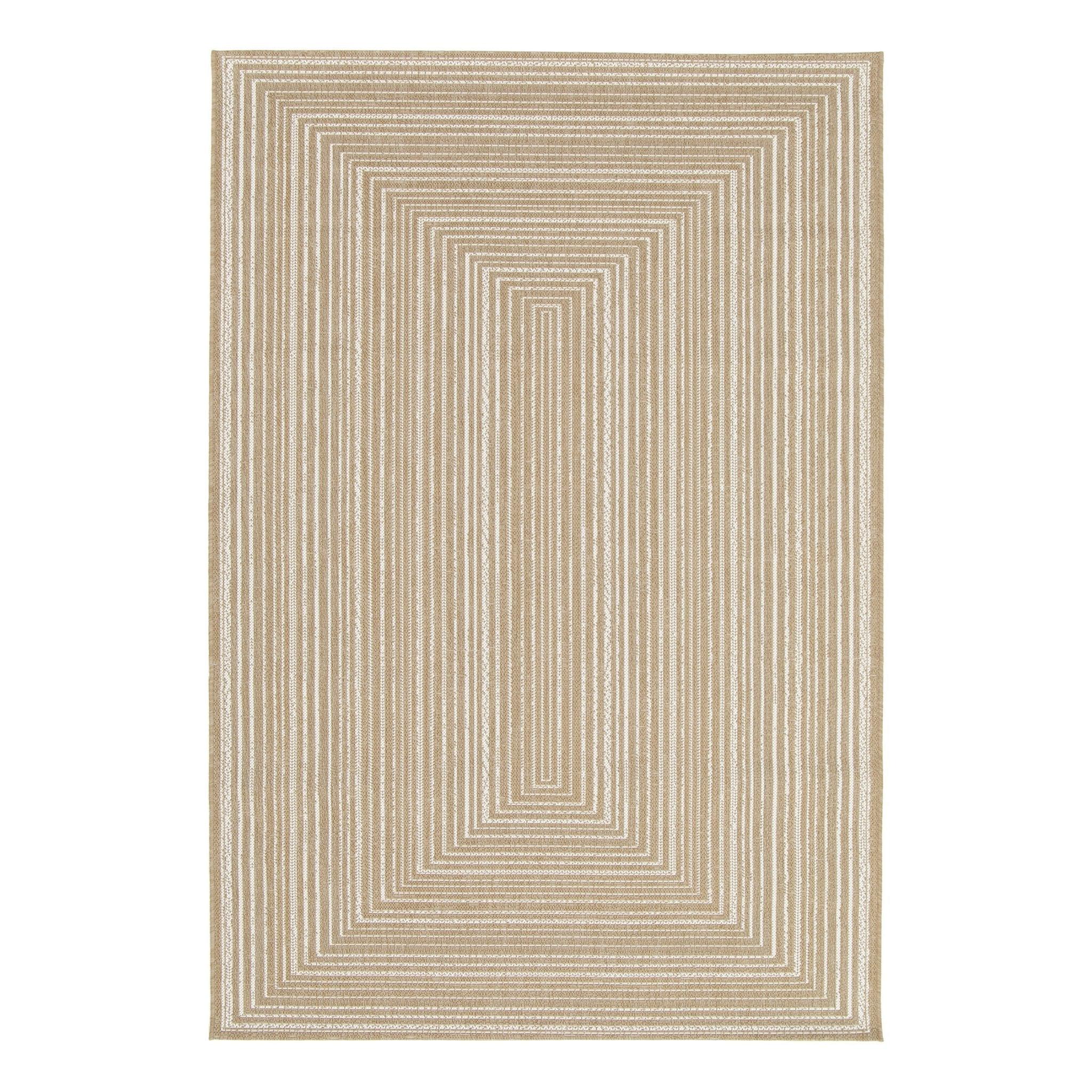 AFK Living vloerkleed Slow Life - voor binnen en buiten - beige - 120 x 170 cm