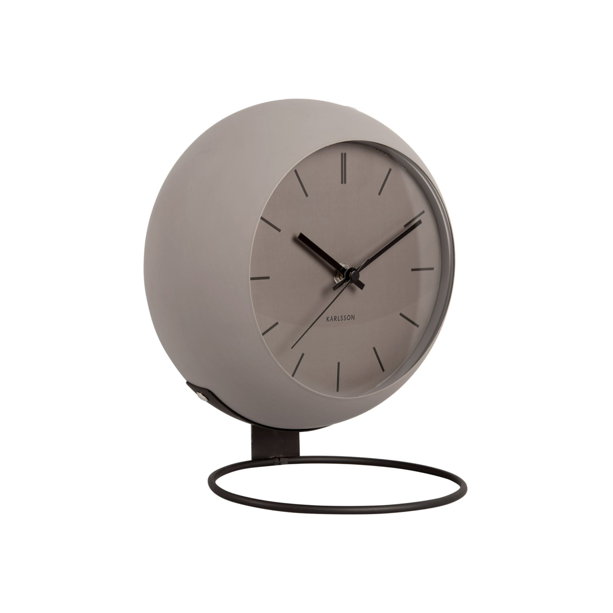 Karlsson tafelklok Nirvana Globe - grijs - Ø21cm