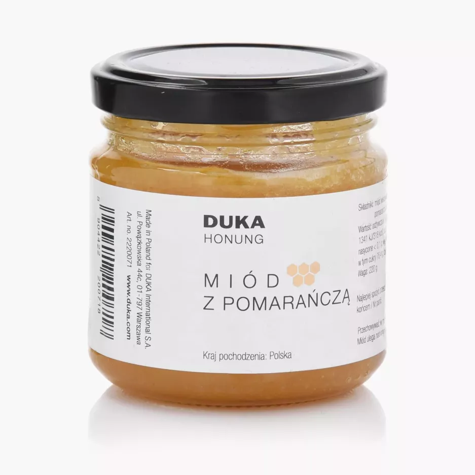 Miód z pomarańczą DUKA HONUNG 220 g