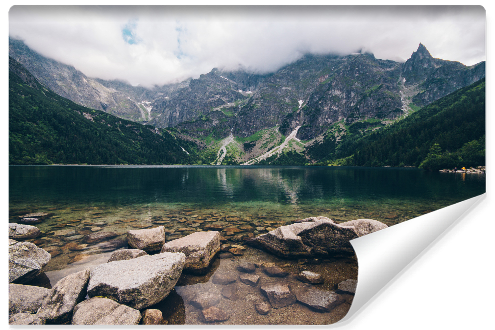 Fototapeta Morskie Oko w Tatrach 90x60cm