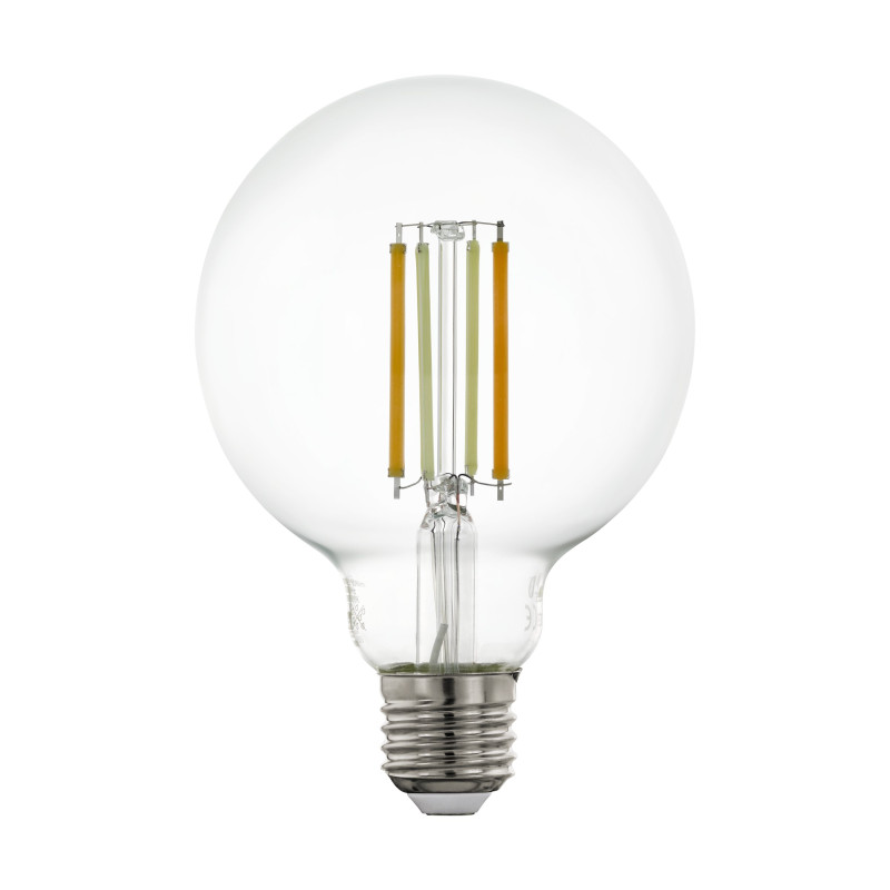 Ampoule LED G95 Connect Z transparente dimmable E27 6 W EGLO