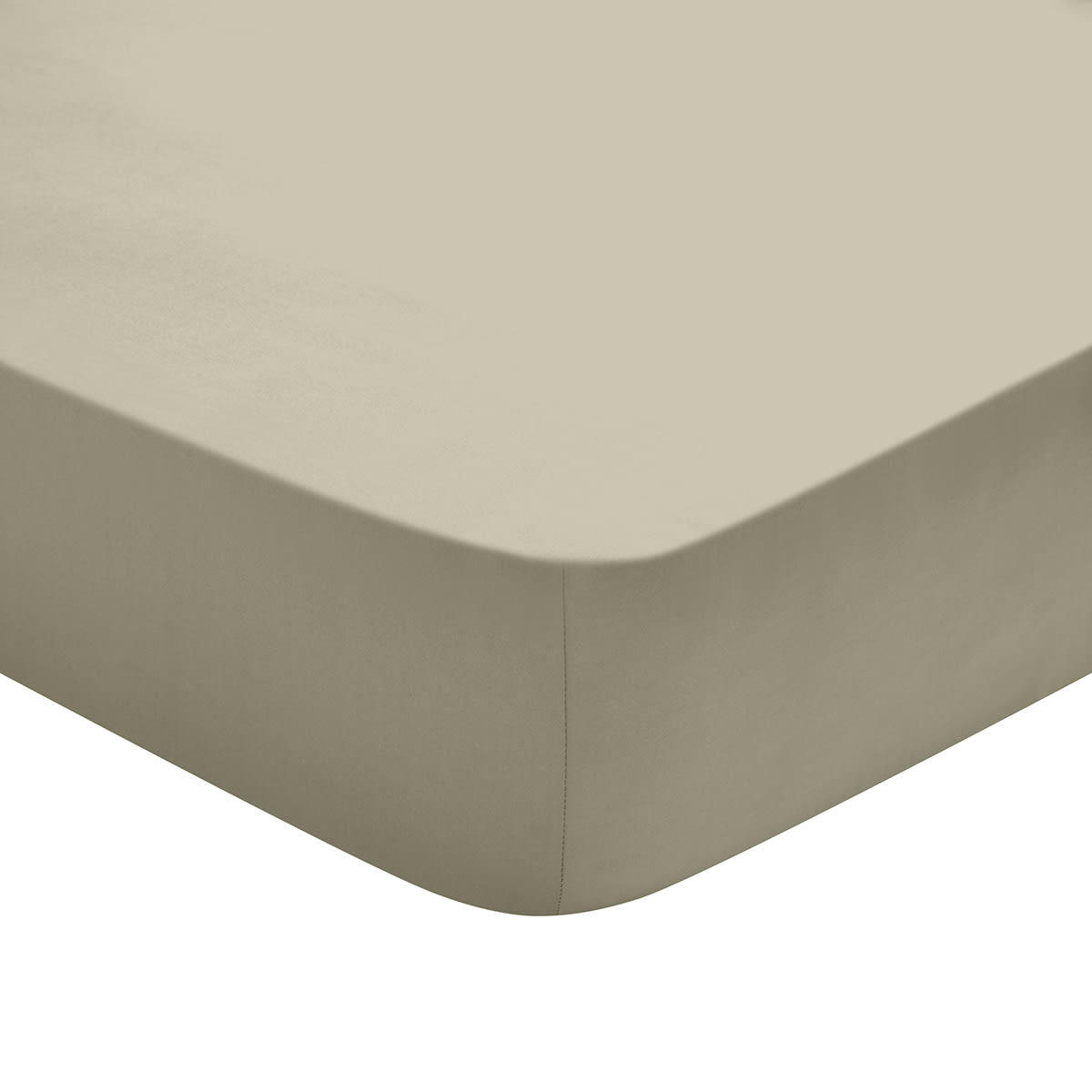 STUDIO - Drap Housse   Coton Marron Glacé 180x200 cm - DODO