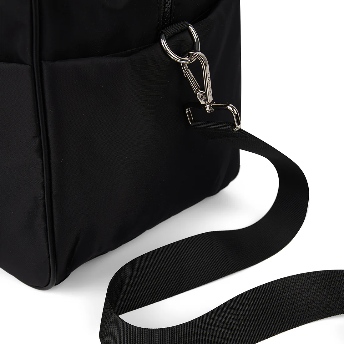 The Marlow – Black Weekender Bag in Nylon
