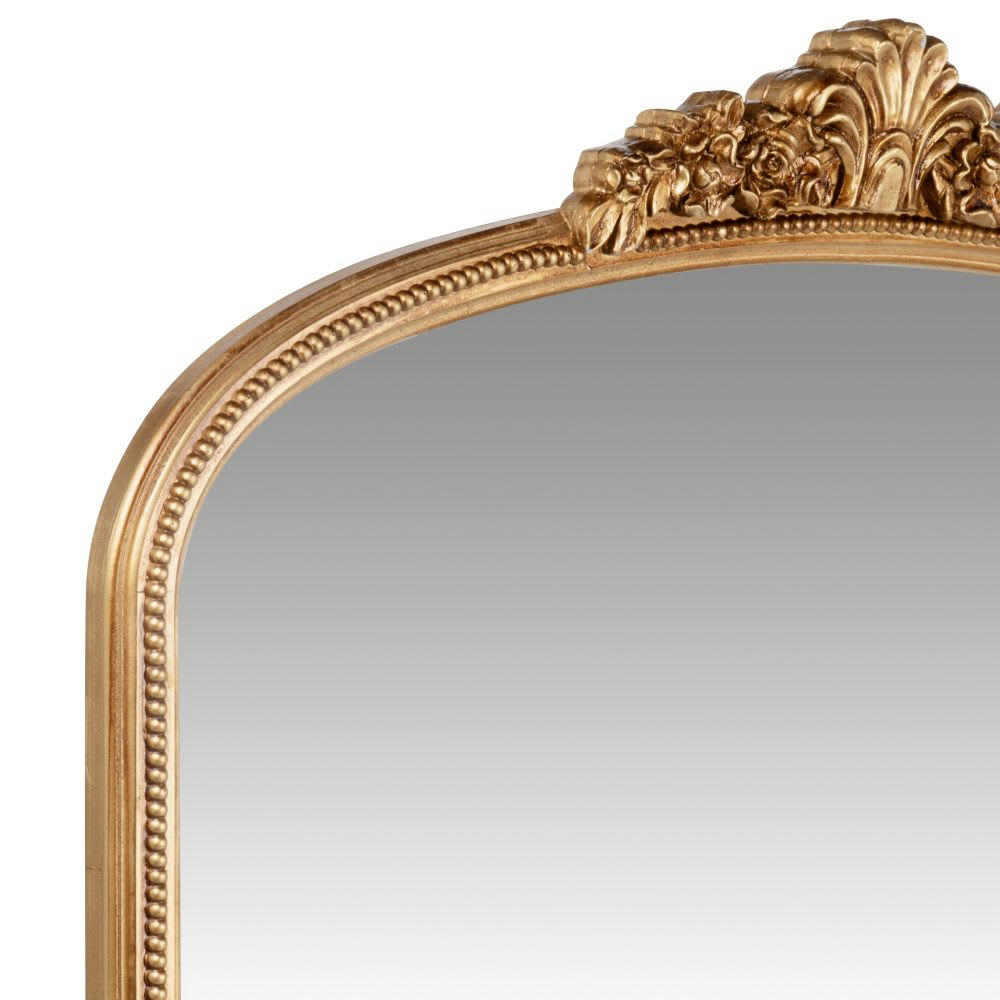 ELISABETH - Miroir rectangulaire à moulures dorées 67x110