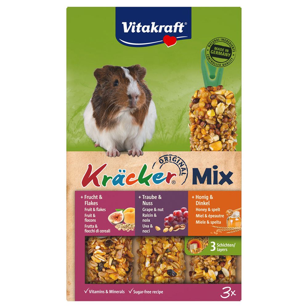 Vitakraft Guinea Pig Cracker Sticks Trio-Mix