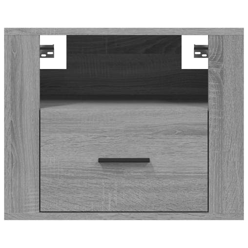 NNEVL Wall-mounted Bedside Cabinets 2 pcs Grey Sonoma 50x36x40 cm
