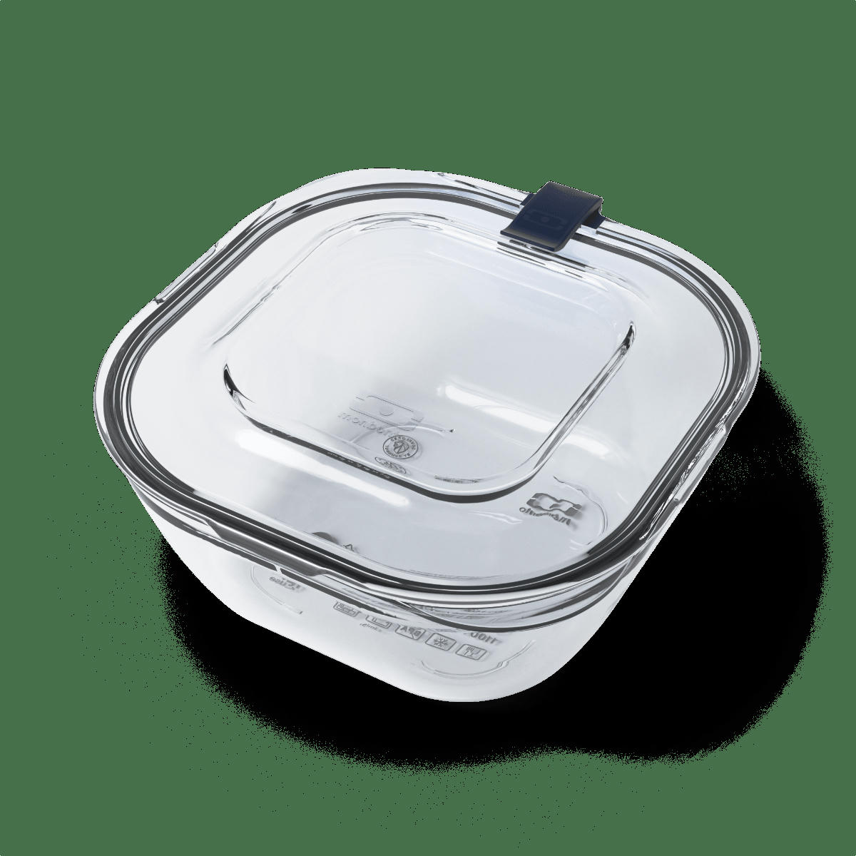 MB GOURMET L - Bento transparent crystal 1,1L fabriqué en France