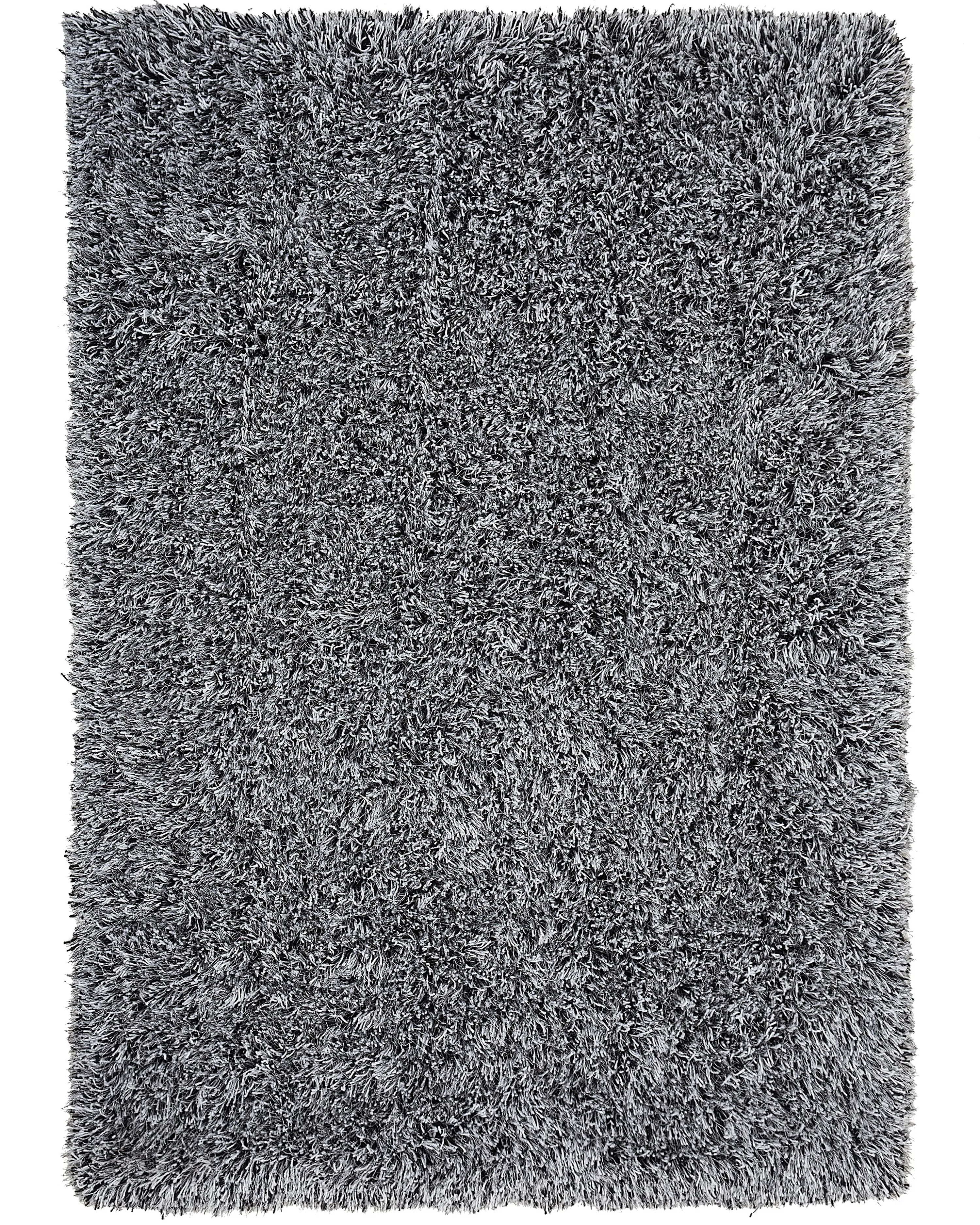 Shaggy Rug CIDE Black/ White 140 x 200 cm