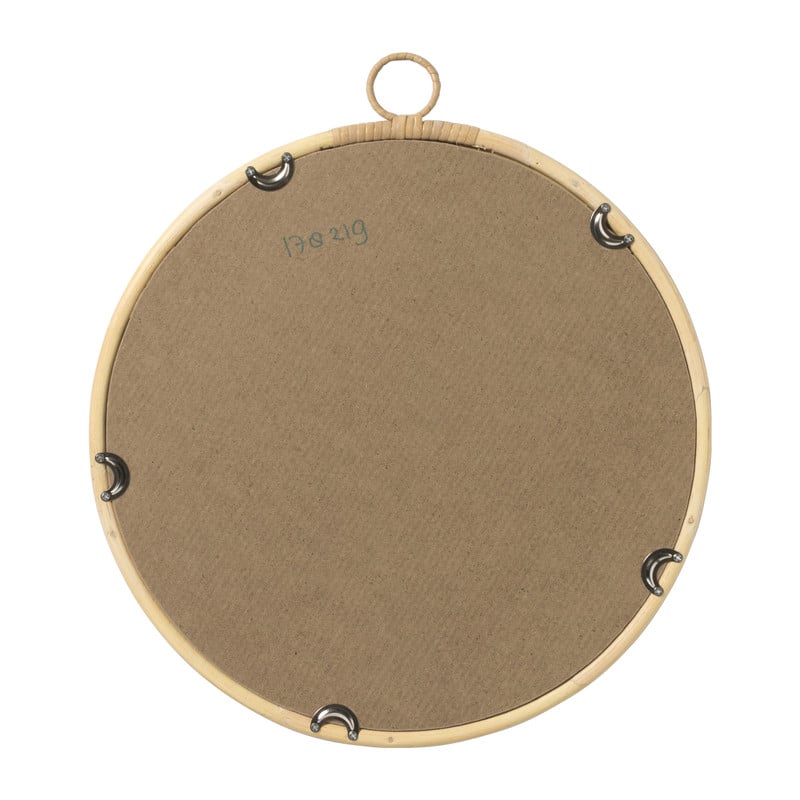 Spiegel rond - rotan - &Oslash;43 cm