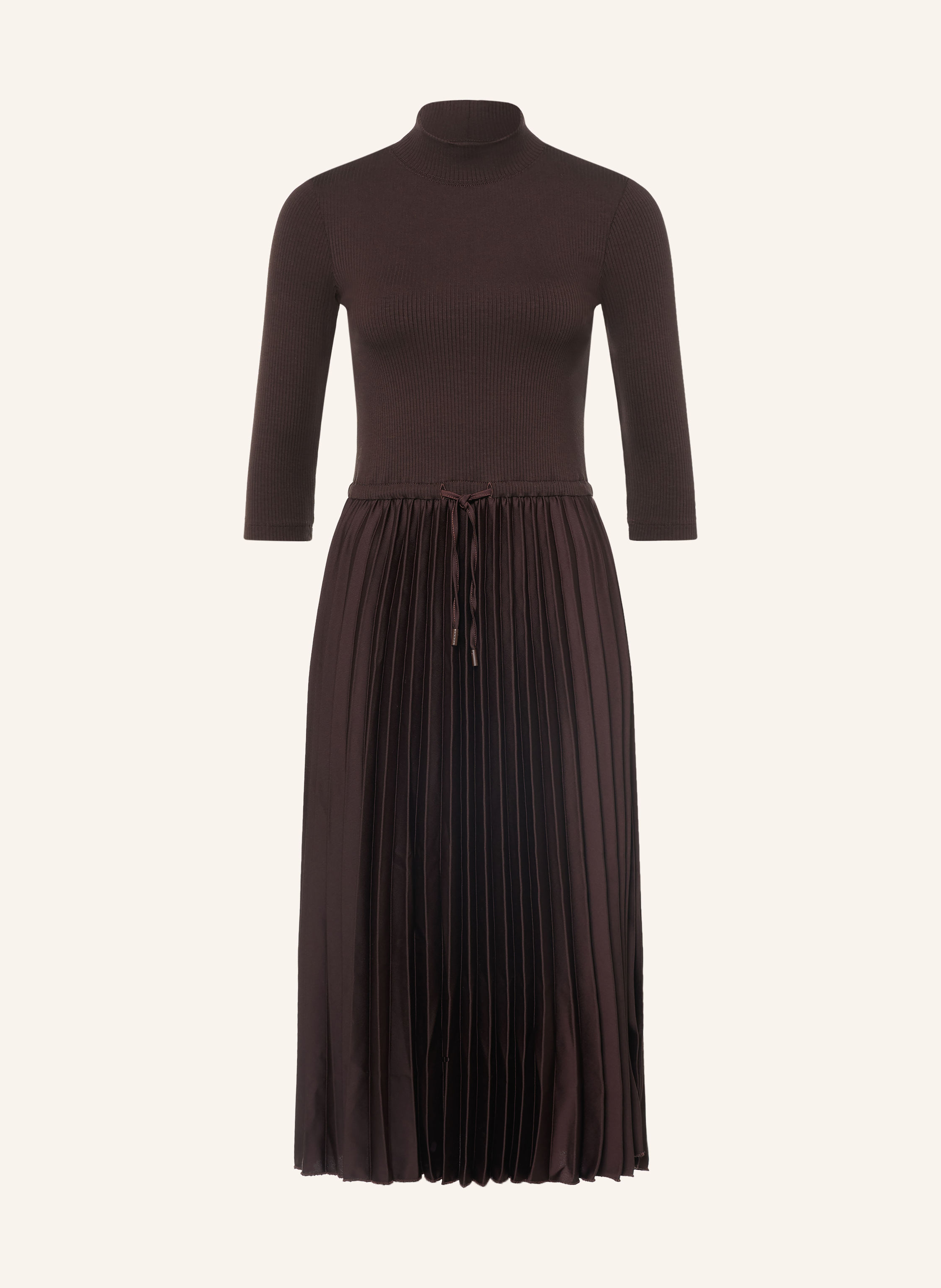 TOMMY HILFIGER Kleid im Materialmix mit 3/4-Arm