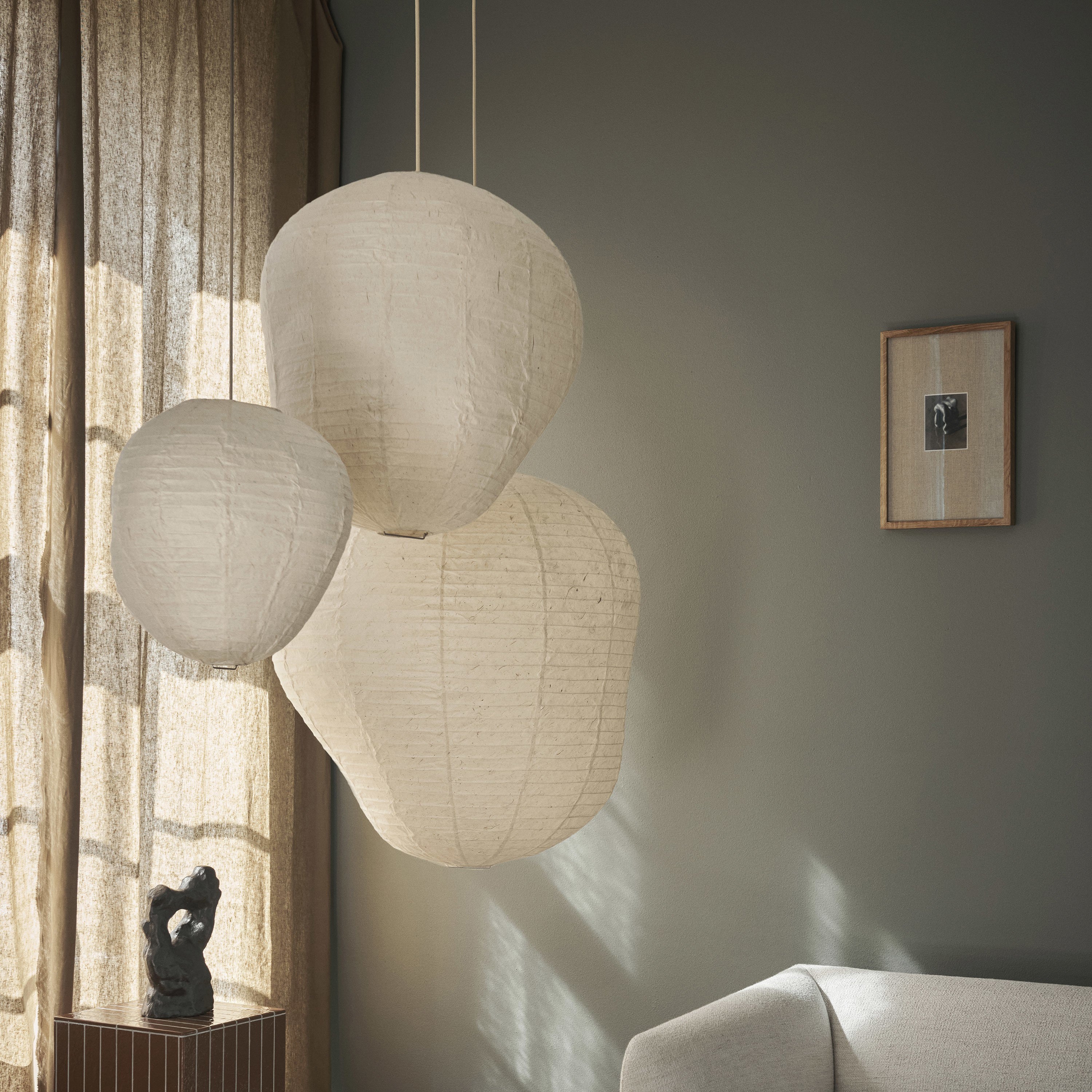 Ferm Living Kurbis Lampenkap Ø 38 cm - Natural