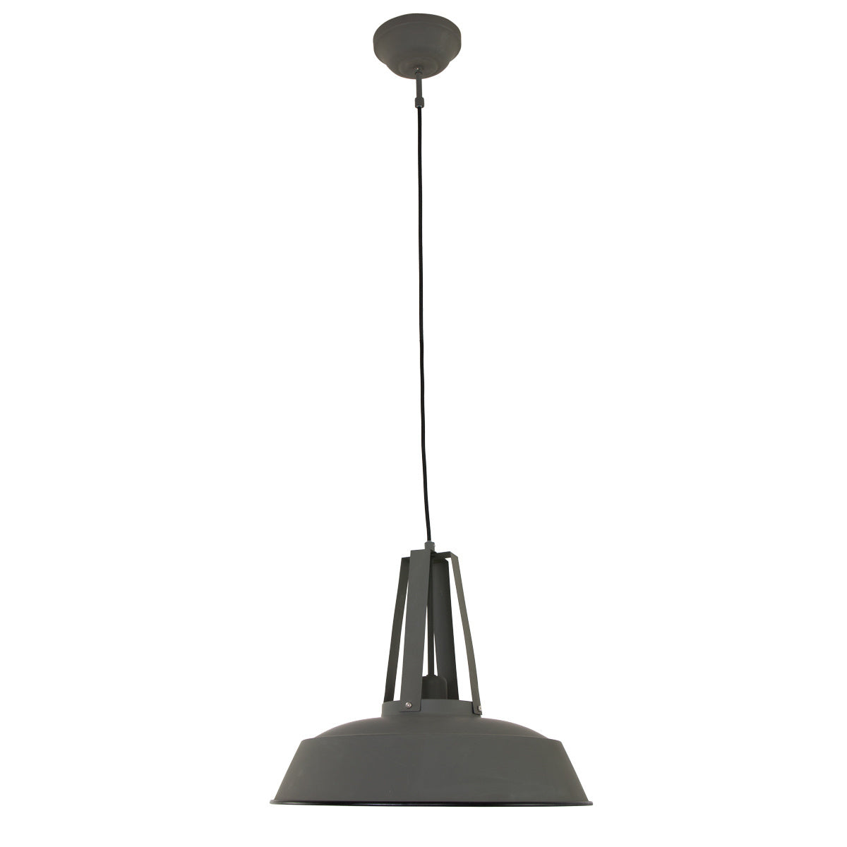Mexlite hanglamp eden - 1 lichts - 42x 200 cm - grijs