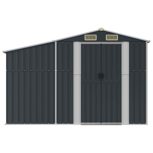 NNEVL Garden Shed Anthracite 277x192.5x179 cm Galvanised Steel