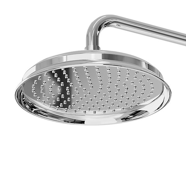 Colonne de douche avec mélangeur mécanique   douchette   flexible   barre réglable, chrome, GoodHome Etel