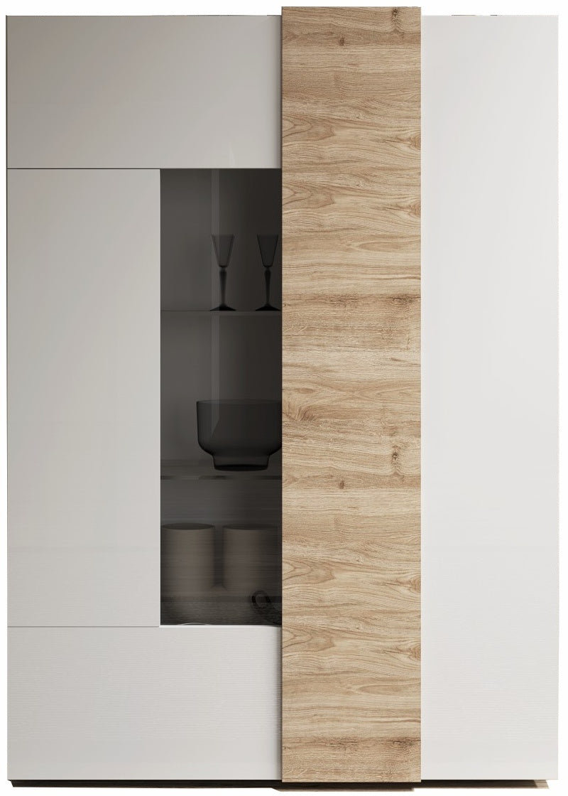 Benvenuto Design Venus Vitrinekast Wit Hoogglans   Kadiz