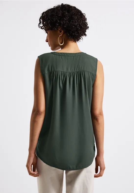 Split Neck Blusentop