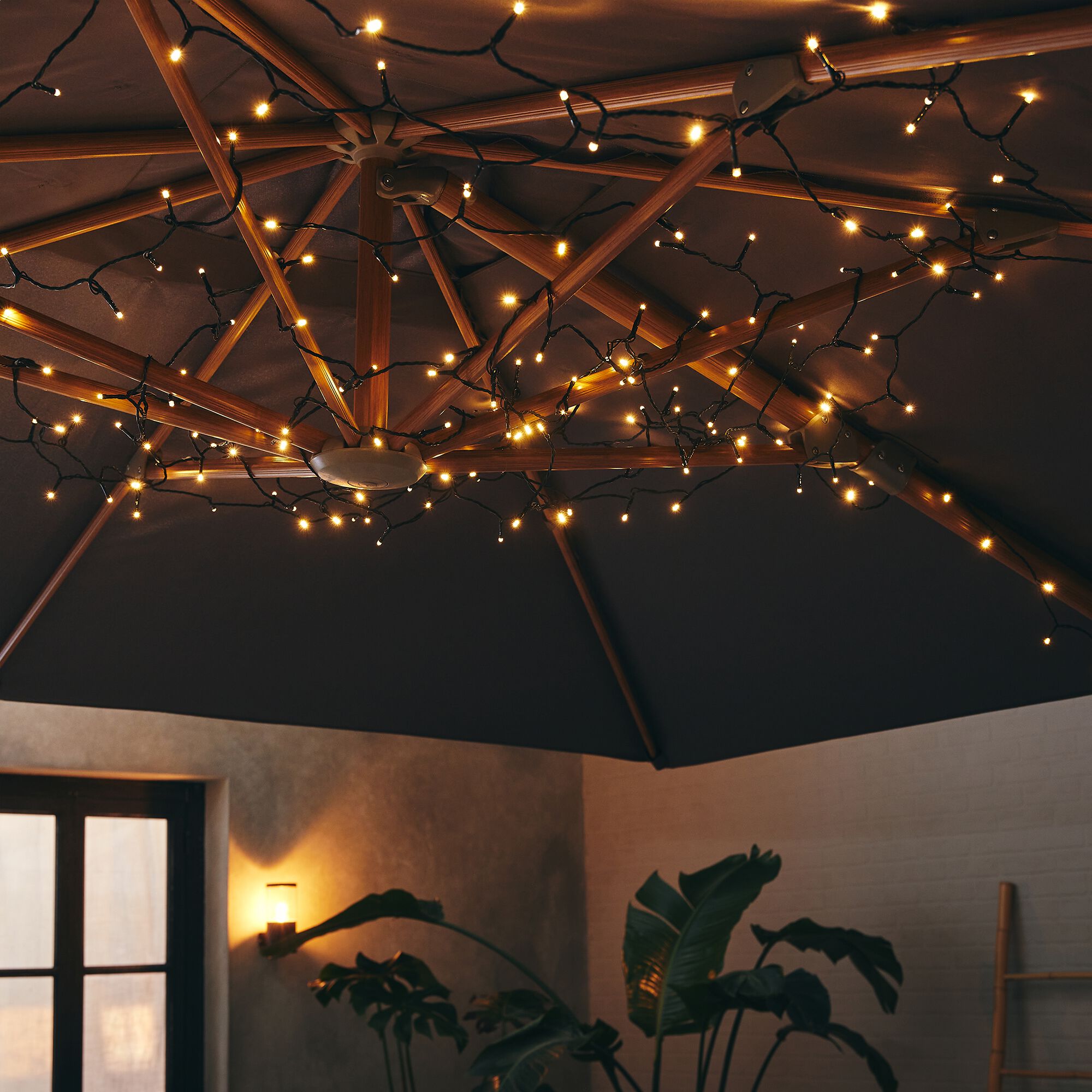 MARY - Guirlande solaire 200 LED 20m - blanc