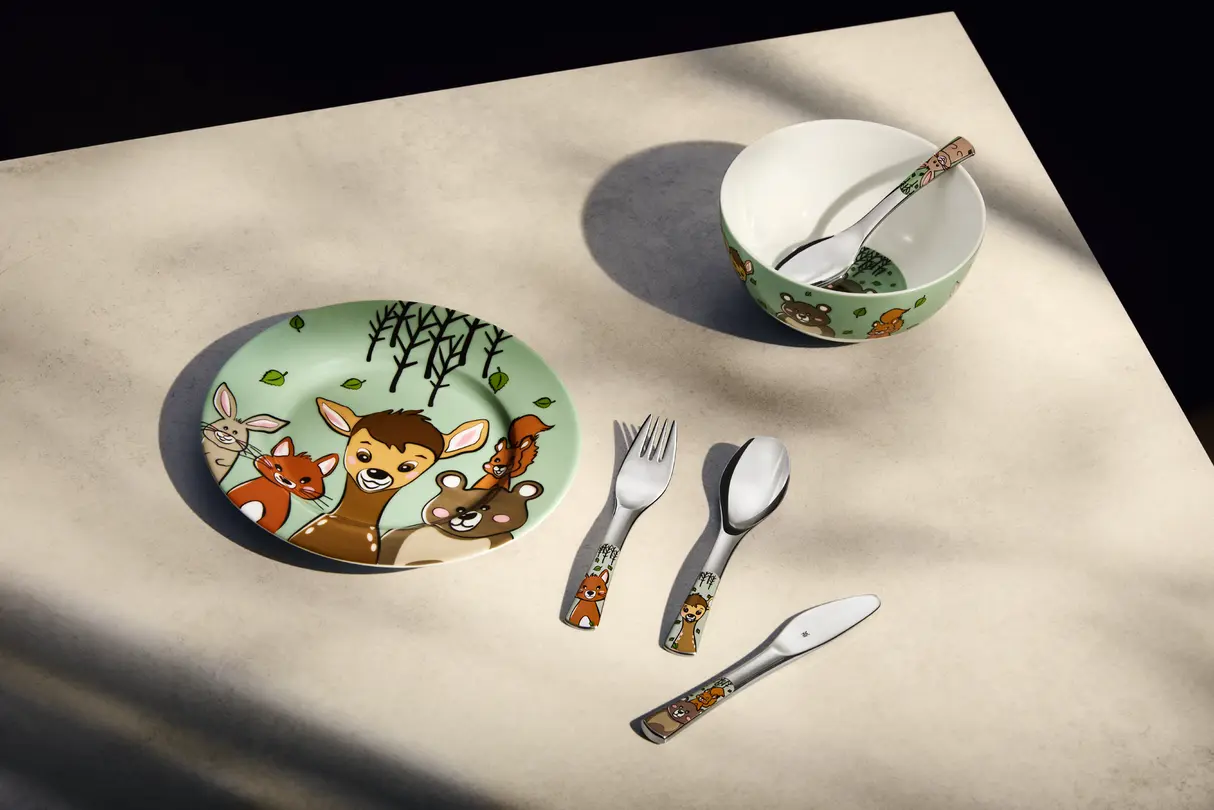 Kinderbesteck-Set 4-teilig Forest friends