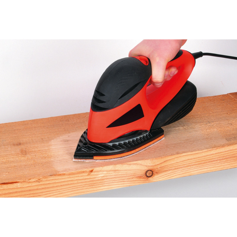 Patin abrasif G80 142 x 107 mm 6 pièces WOLFCRAFT