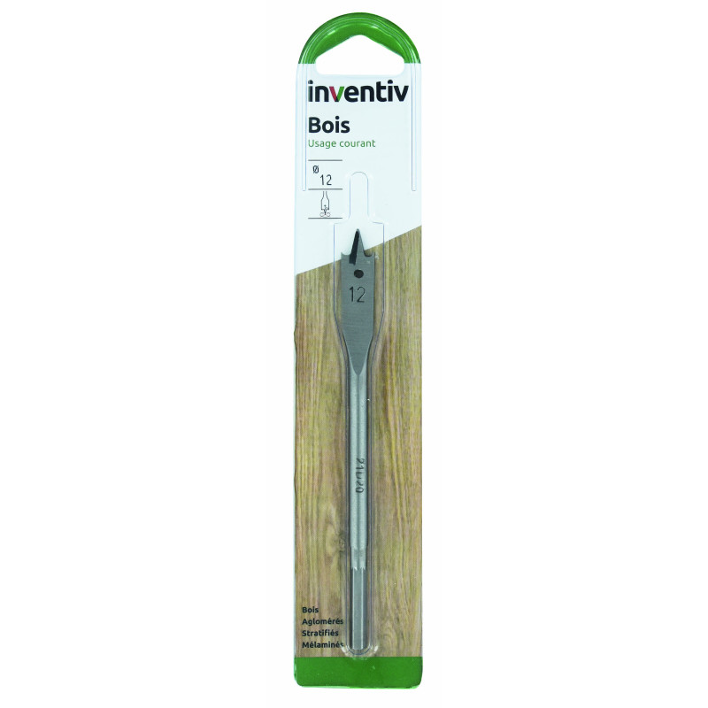Foret à tête plate pour bois Ø 16 mm INVENTIV