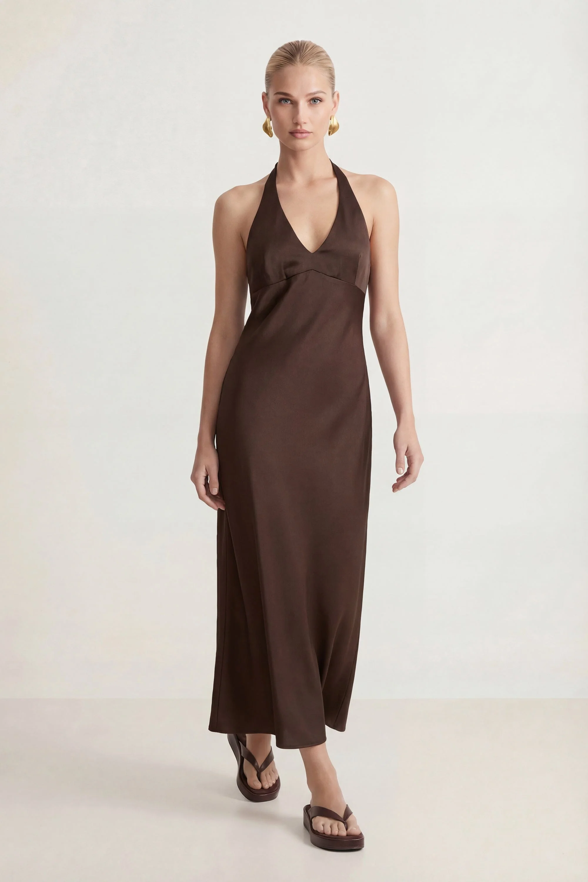 ROBE - CAPRI - CHOCOLAT