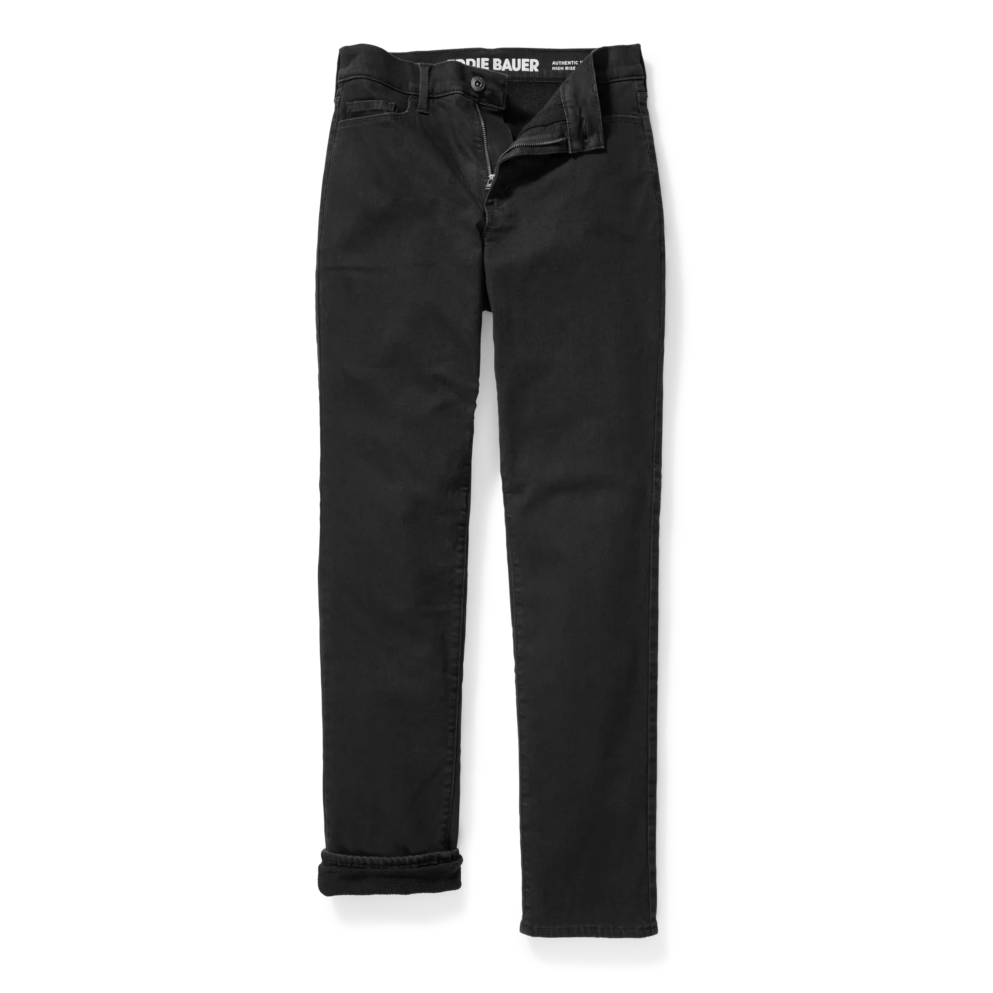 Women's Venture Stretch Fleece-Lined Slim Straight Leg Jeans