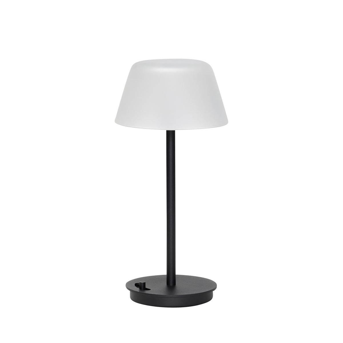 Hübsch draagbare lamp Salon - glas/ijzer - Ø15xh31cm, g9