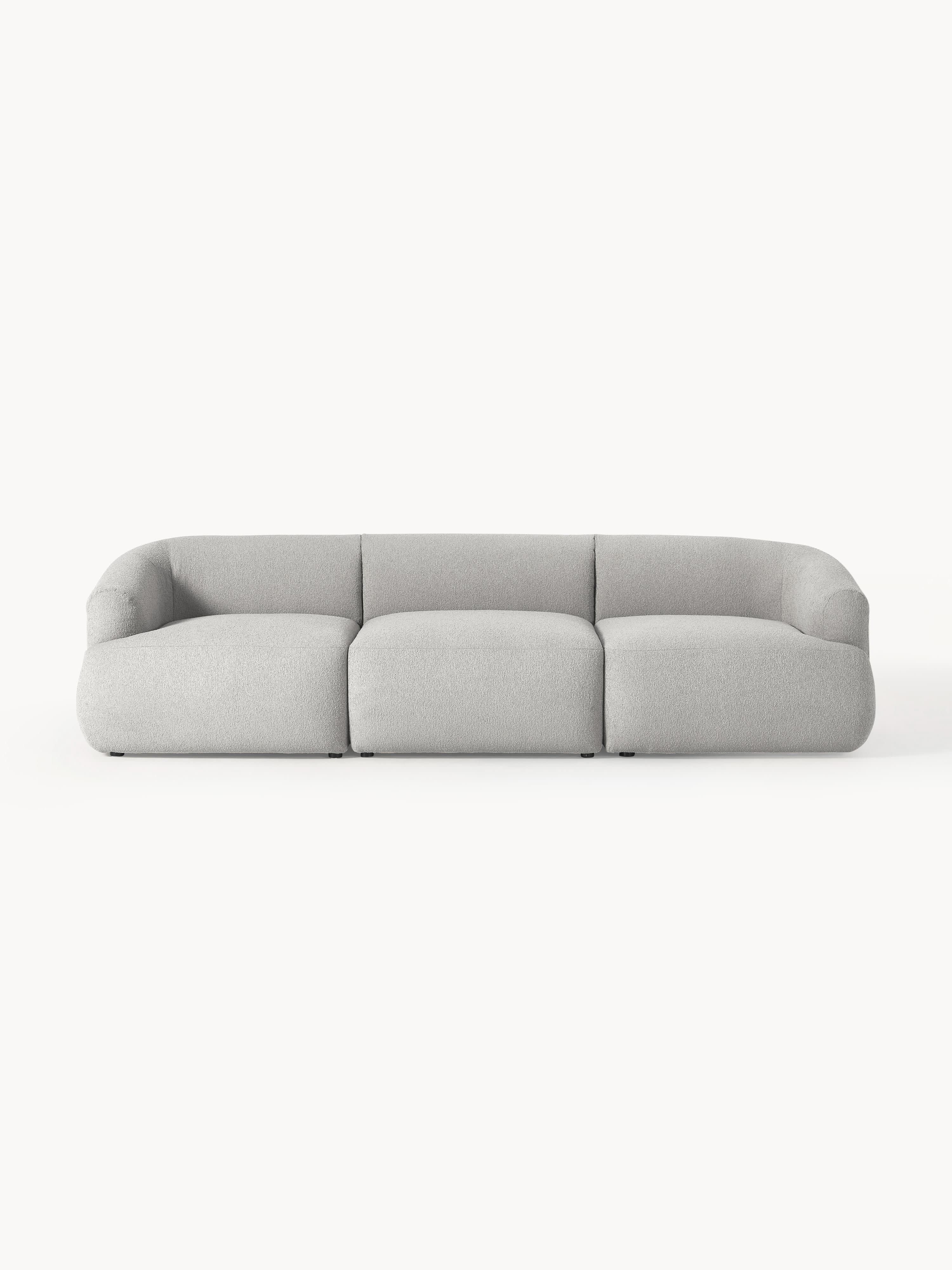 Modulares Bouclé-Sofa Sofia (3-Sitzer)