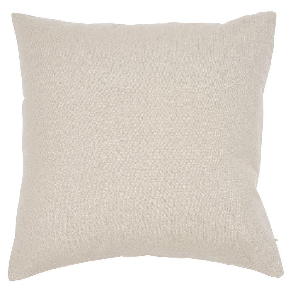 Housse de coussin carré taupe uni