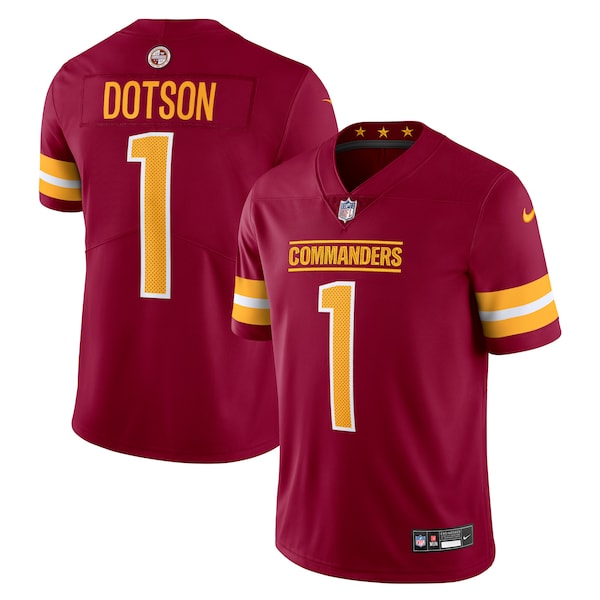 Jahan Dotson Washington Commanders Nike  Vapor Untouchable Limited Jersey - Burgundy/Black