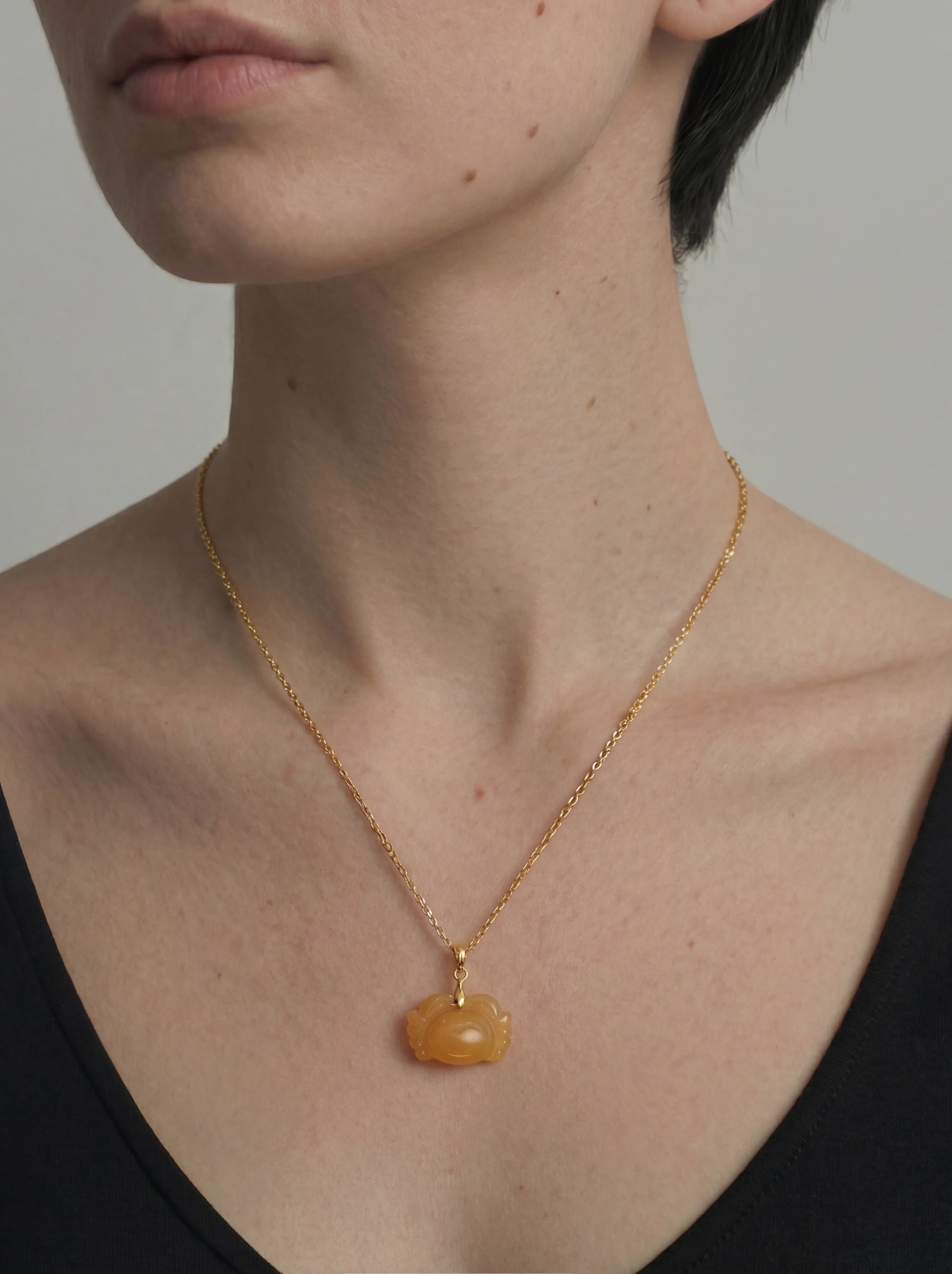 Zodiac collection | Cancer — Jade Stone Necklace