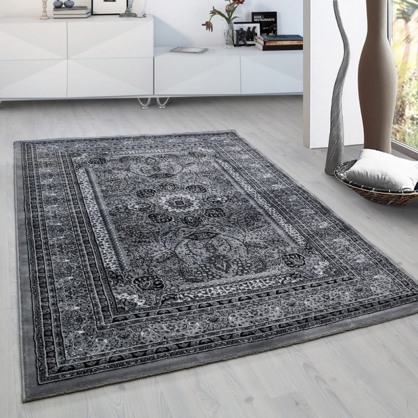 Dywan klasyczny Marrakesh ornament szary 80 cm x 150 cm