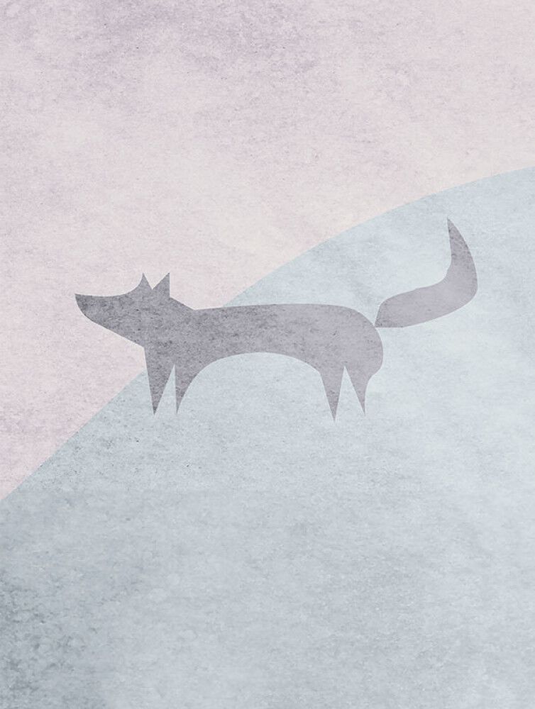 POSTER KOMAR WILD AND FREE FOX 30 X 40 CM