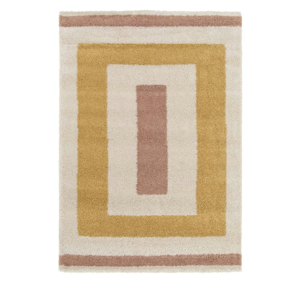 LILA - Tapis contemporain à motif géométrique multicolore 160x230 cm