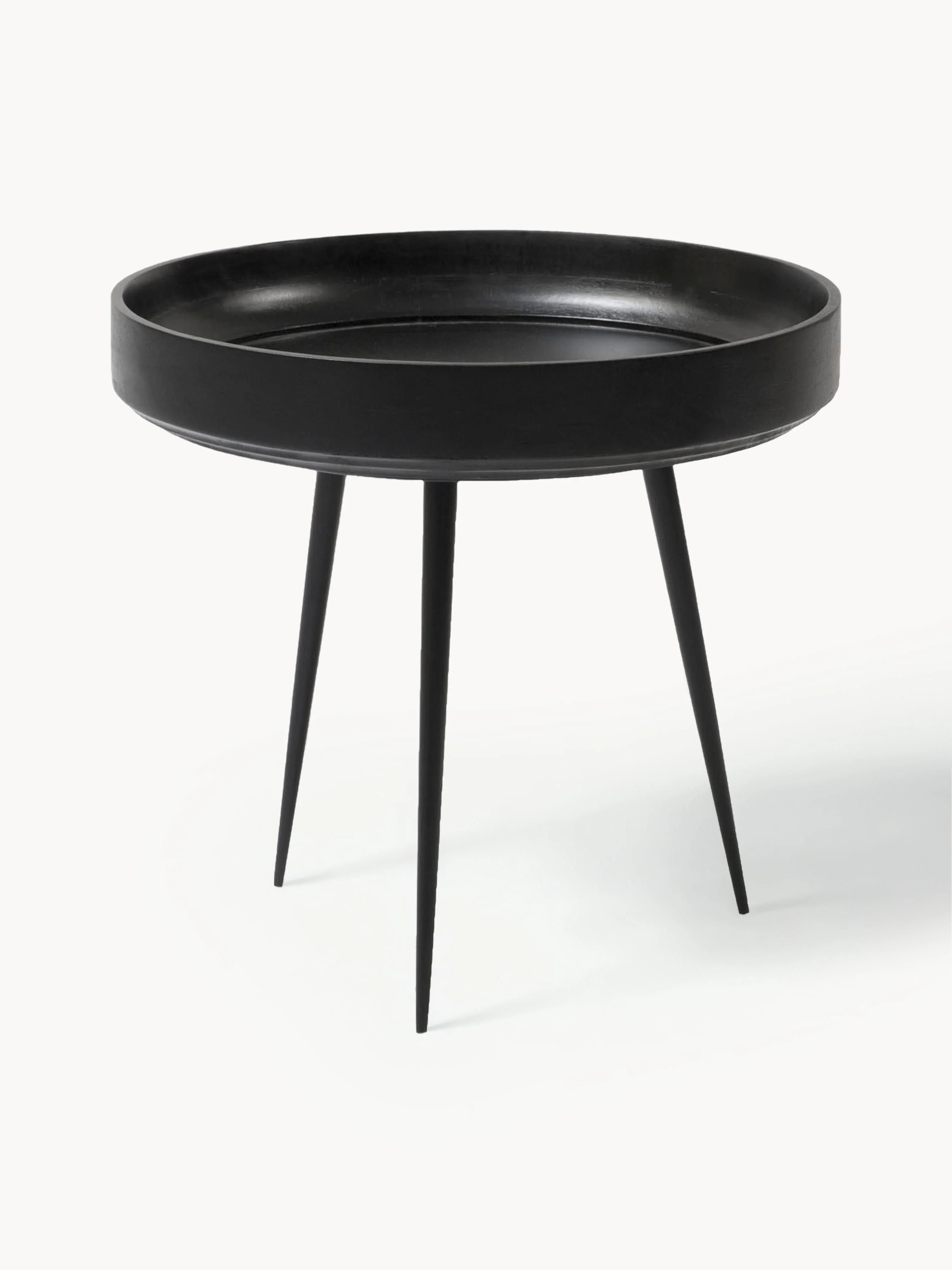 Runder Beistelltisch Bowl aus Mangoholz