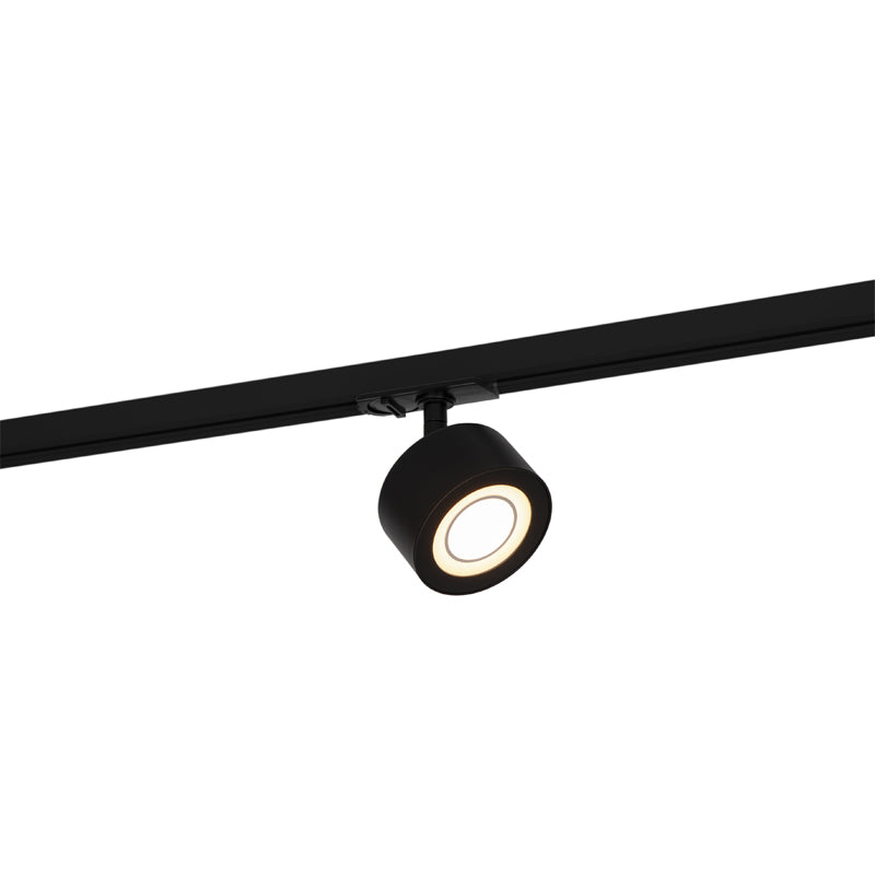 Nordlux Clyde Link - 1-Fase Railspot - Ø8,5cm - LED - Zwart