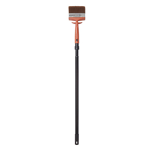 Brosse rectangulaire lasure et traitement 120mm   perche