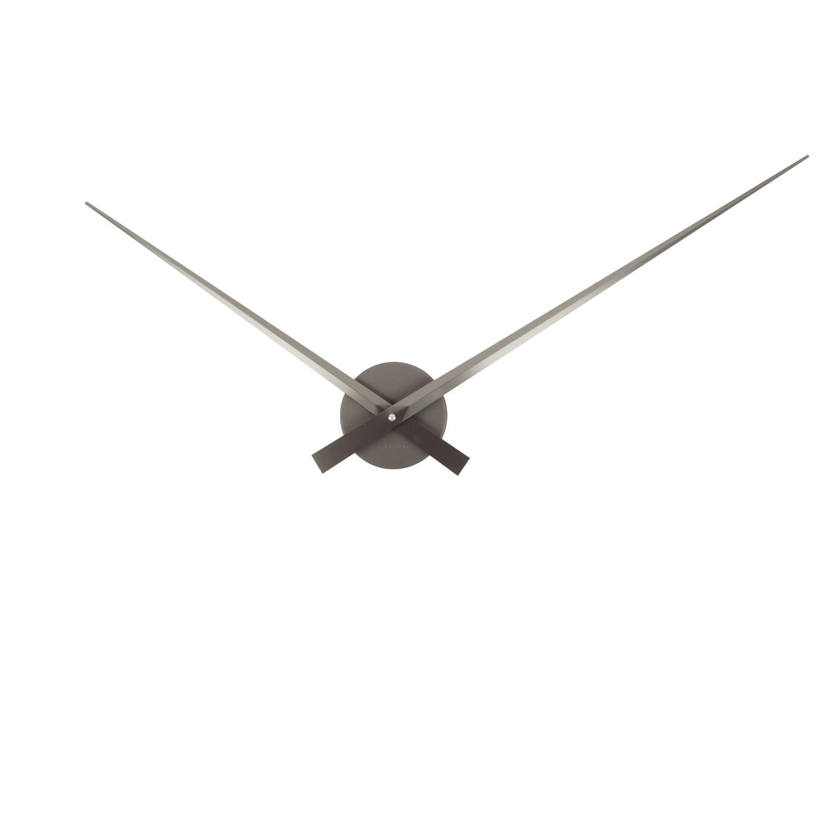 Karlsson wandklok Little Big Time Metallic - grijs - Ø77.5cm