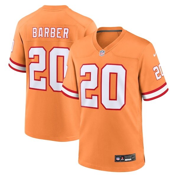 Ronde Barber Tampa Bay Buccaneers Nike Throwback Game Jersey - Orange/Red